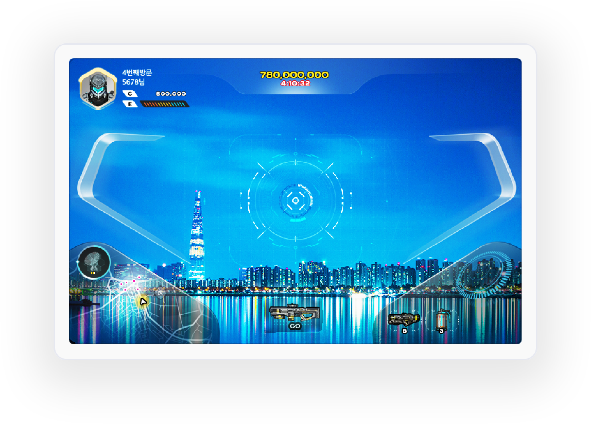 롯데타워 서울스카이 이둔 AR 게임 GUI 디자인 상세 이미지 3